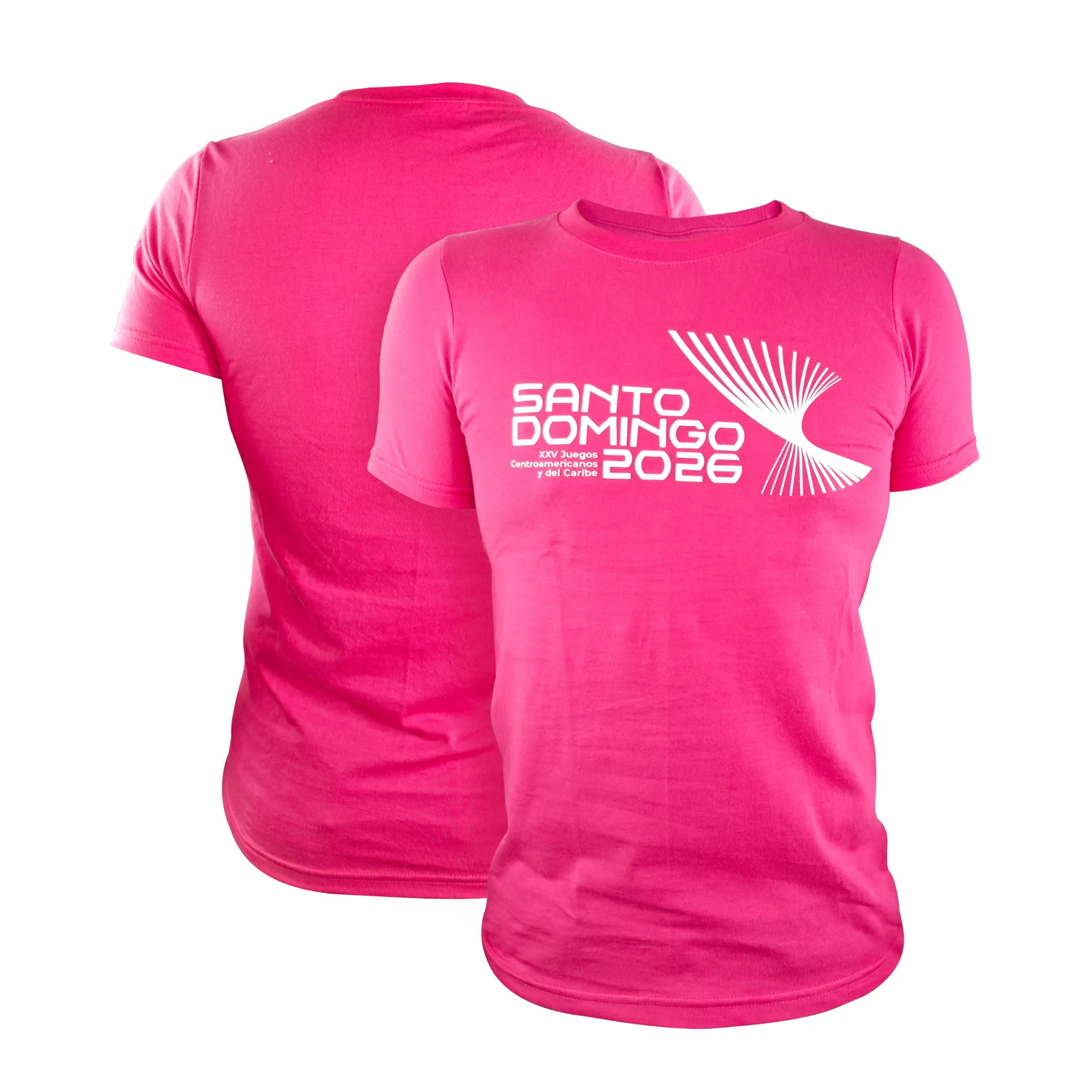 [SD-T002 -P-M] Camiseta algodón liso Size M-ROSADO